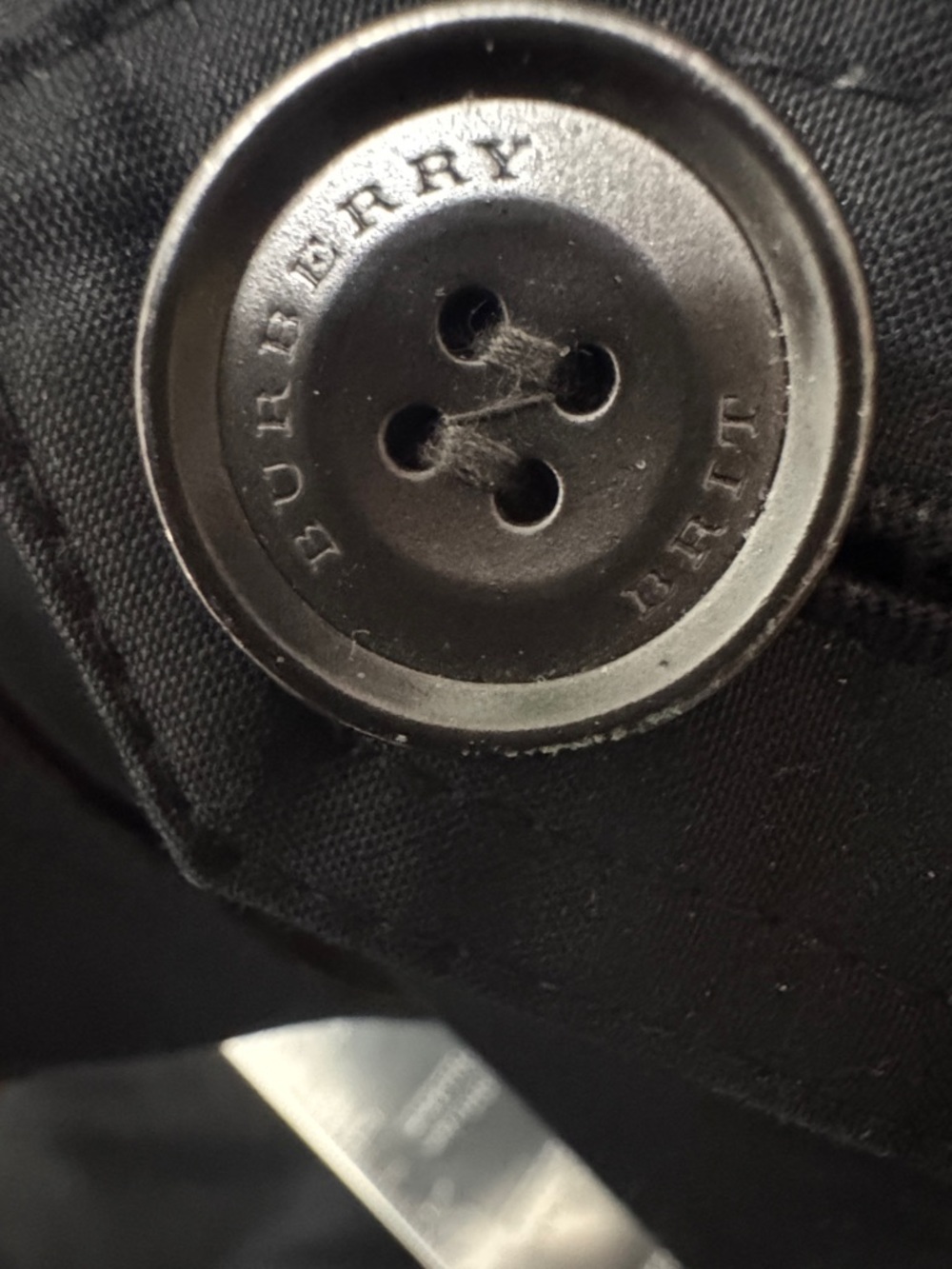 Burberry Black Double-Breasted Trench Coat w/ Hood and Signature Check Cuffs - Picture 3 of 14